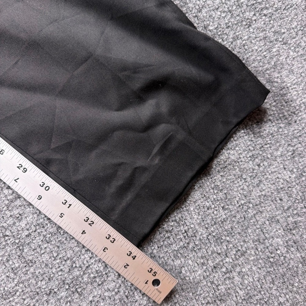 Calvin Klein Dress Pants Mens 32x34 Black Straight Fit Flat Front NWT - Picture 12 of 13